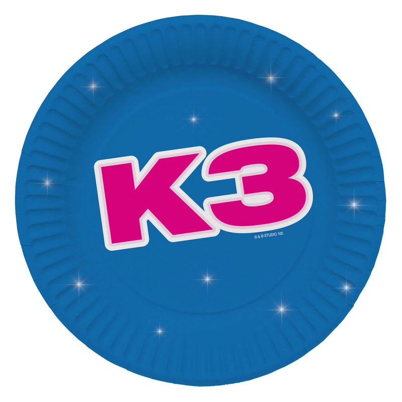 Load image into Gallery viewer, Folat bv k3 bordjes - regenboog: 8 stuks