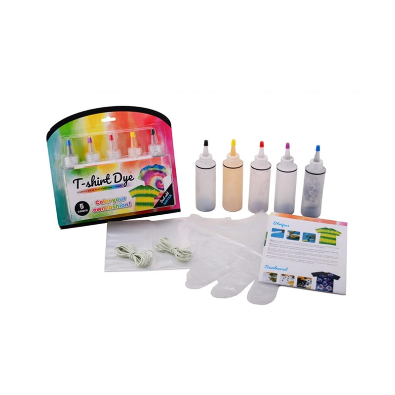 Afbeelding laden in galerijviewer, Johntoy t-shirt tie-dye design set