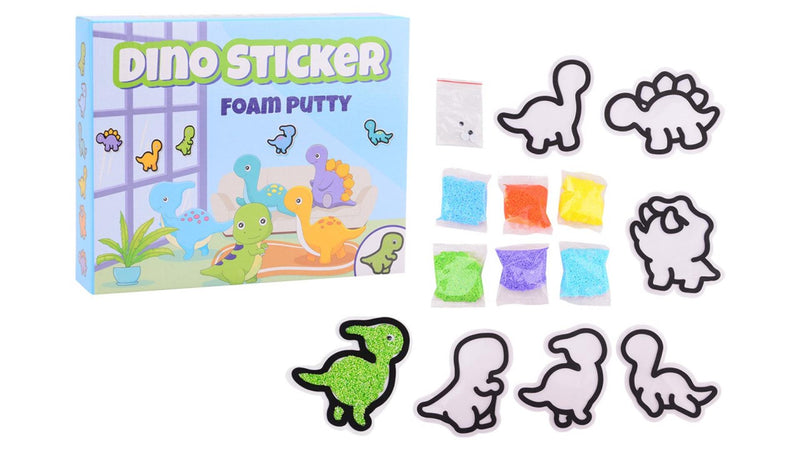 Chargez l'image dans la visionneuse de la galerie, Johntoy maak je eigen dino foam stickers
