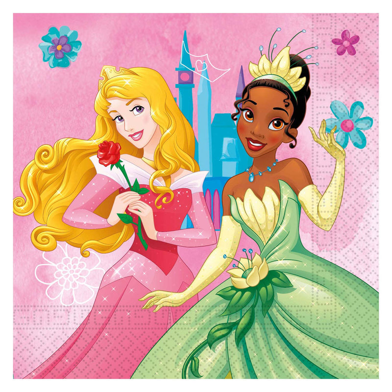 Load image into Gallery viewer, Globos papieren servetten fsc disney princess live your story, 20st.