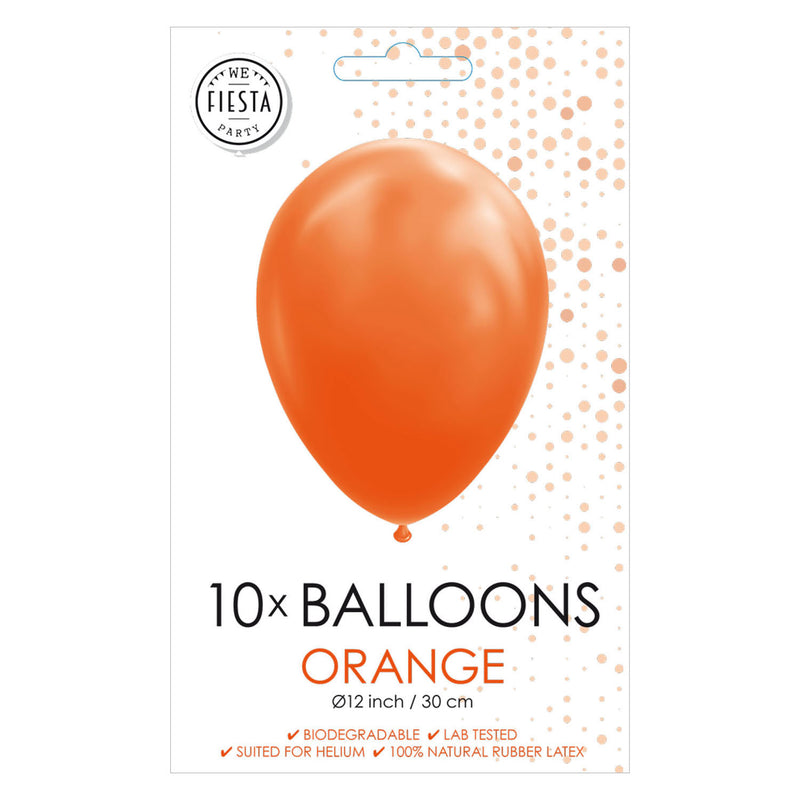 Load image into Gallery viewer, Globos ballonnen oranje 30cm, 10st.