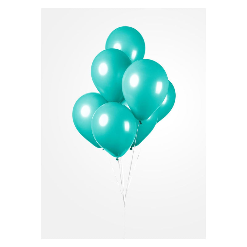 Laden Sie das Bild in Galerie -Viewer, Globos ballonnen turquoise, 30cm, 10st.