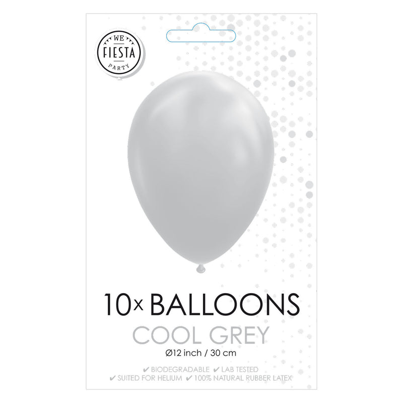 Load image into Gallery viewer, Globos ballonnen cool grijs, 30cm, 10st.
