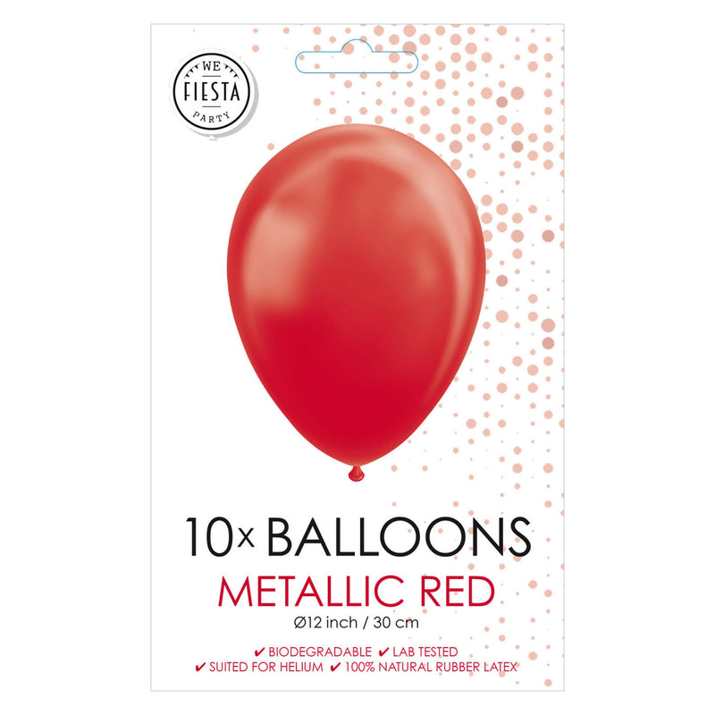 Load image into Gallery viewer, Globos ballonnen pearl rood 30cm, 10st.