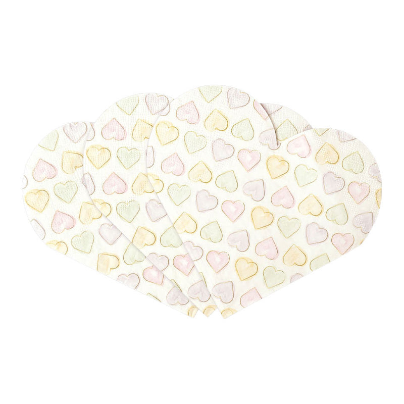 Cargue la imagen en el visor de la galería, Globos papieren servetten 33x33cm watercolors hearts - 20st.