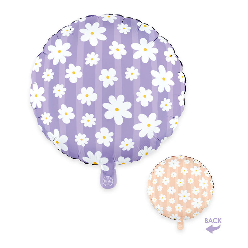 Laden Sie das Bild in Galerie -Viewer, Globos folieballon 18 inch rond madeliefjes