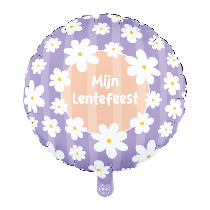 ギャラリービューアに画像をロードする, Globos folieballon 18 inch rond madeliefjes mijn lentefeest