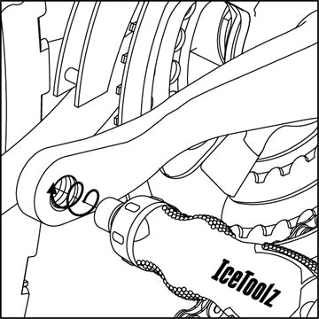 Load image into Gallery viewer, IceToolz Dummy pedaal 33D1