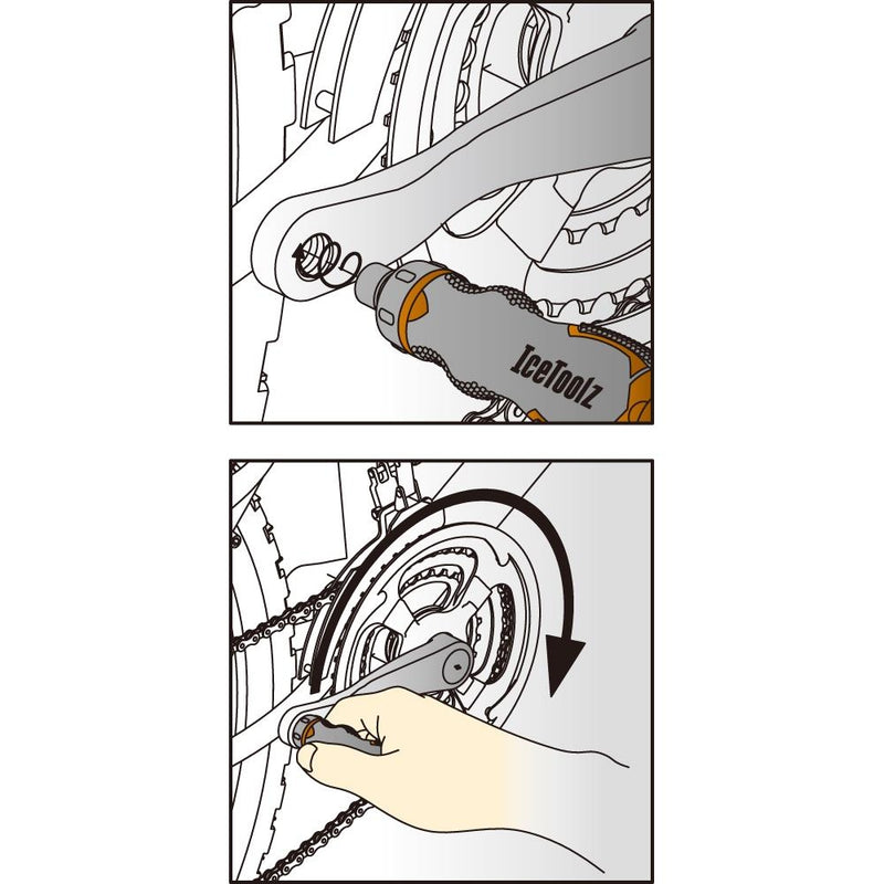 Load image into Gallery viewer, IceToolz Dummy pedaal 33D1