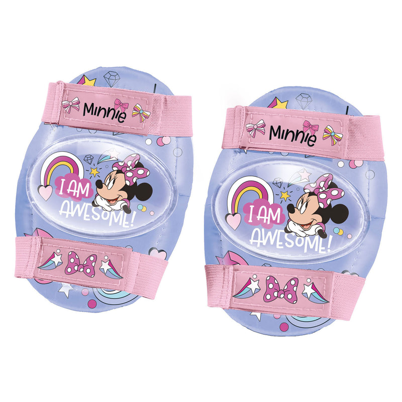 Afbeelding laden in galerijviewer, Mondo disney minnie rolschaatsen met beschermset voor kinderen - verstelbaar en roze.
