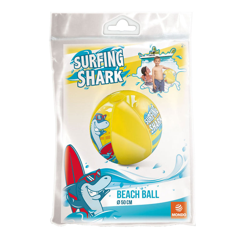 Load image into Gallery viewer, Mondo strandbal surfing shark, 50cm