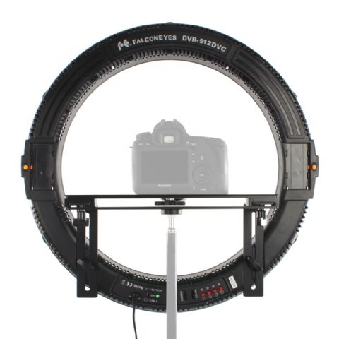 Load image into Gallery viewer, Falcon eyes bi-color led ringlamp dimbaar dvr-512dvc op 230v