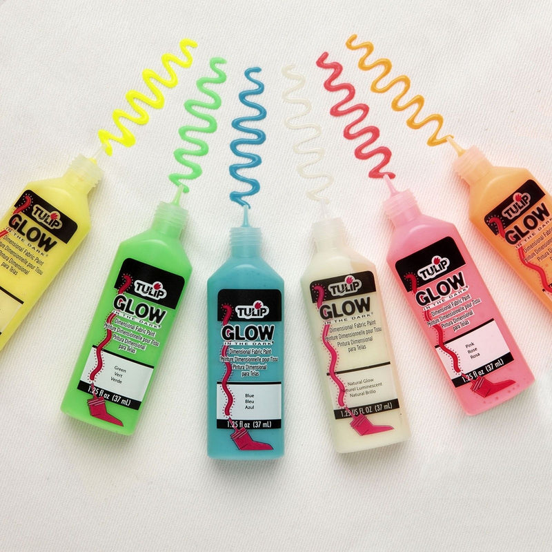 Load image into Gallery viewer, Tulip • 3d textielverf 37ml glow in the dark 6st.