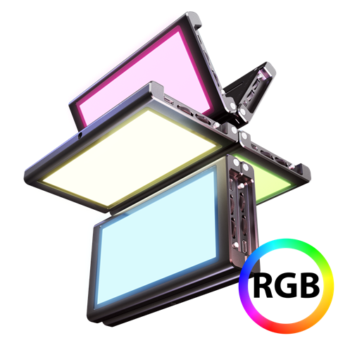 Load image into Gallery viewer, Falcon eyes rgb led lamp pockelite f7 fold