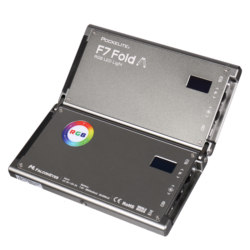 Load image into Gallery viewer, Falcon eyes rgb led lamp pockelite f7 fold