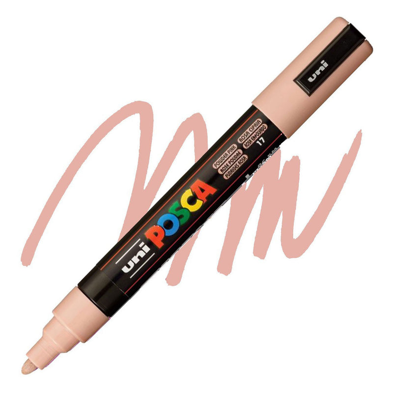 Load image into Gallery viewer, Uni posca verfmarker 5m poeder roze