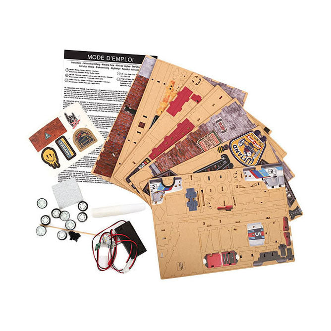 Load image into Gallery viewer, Graine creative graine 3d scene garage book nook modelbouwpakket