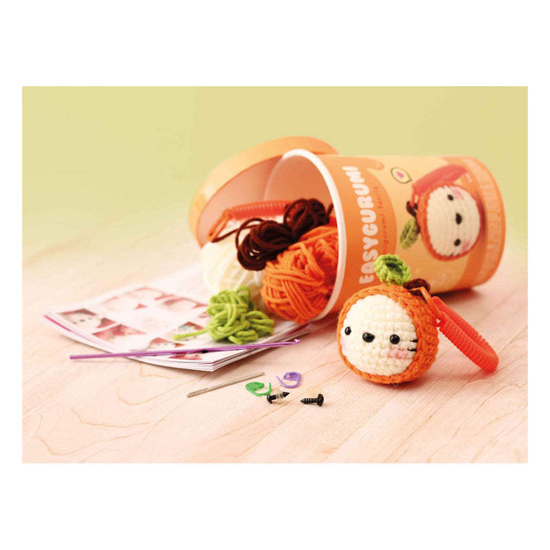 Load image into Gallery viewer, Graine creative graine easygurumi haakset mandarijn - incl. naald en garen