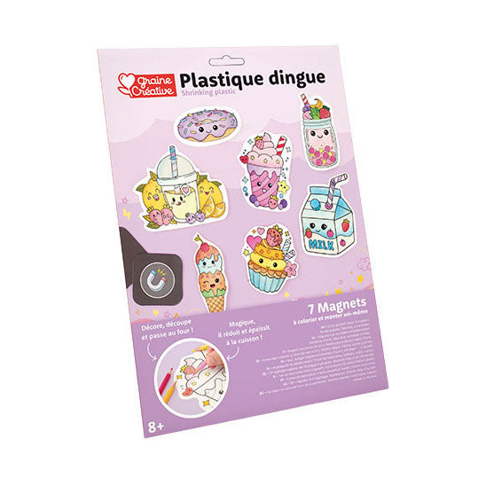 Afbeelding laden in galerijviewer, Graine creative graine krimpfolie set kawaii magneten