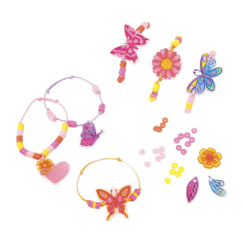 Chargez l'image dans la visionneuse de la galerie, Graine creative graine krimpfolie set armbanden vlinders en bloemen