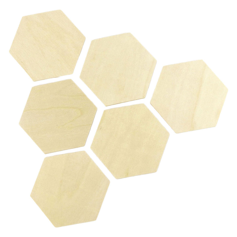 Load image into Gallery viewer, Graine creative graine houten hexagon vormen - 6st.