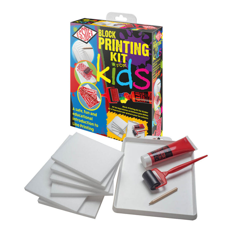 Load image into Gallery viewer, Essdee blokdruk kit voor kids