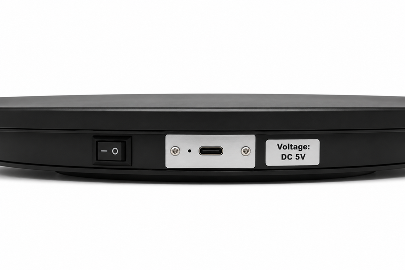 Afbeelding laden in galerijviewer, Falcon eyes mini draaiplateau t360-a3 zwart 60 cm tot 40 kg
