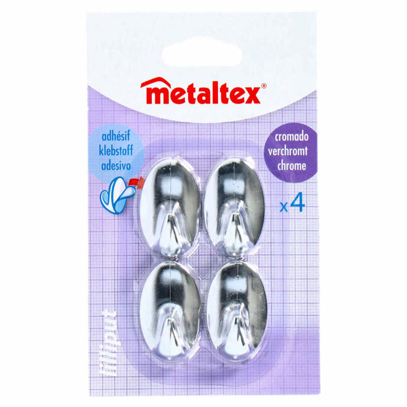 Chargez l'image dans la visionneuse de la galerie, Metaltex haak zelfklevend 4 stuks