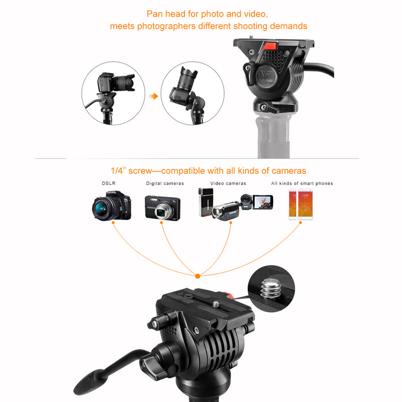 Load image into Gallery viewer, Nest video monopod nt-329m h145 cm