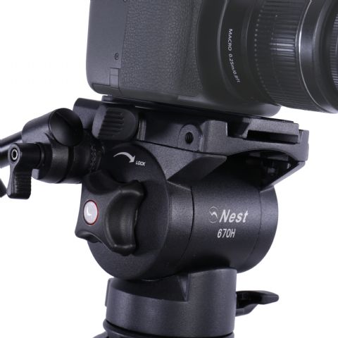 Load image into Gallery viewer, Nest video statief nt-670 + vloeistofgedempte kop