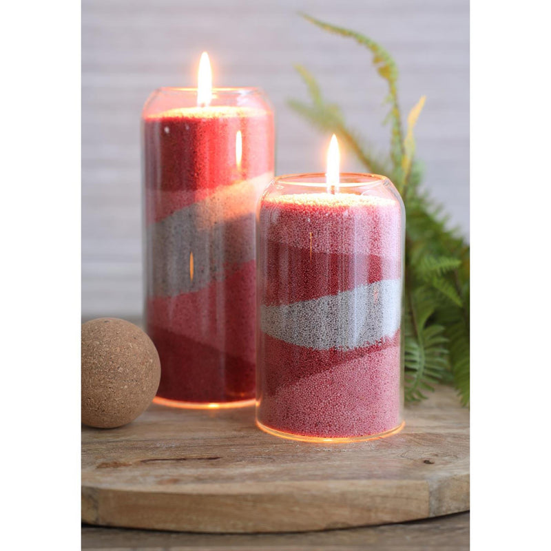 ギャラリービューアに画像をロードする, Ideas 4 seasons kaarsenzand pearlsand candle 400gr rood