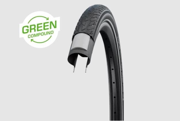 Laden Sie das Bild in Galerie -Viewer, Buitenband Schwalbe 28-2.00 (50-622) Road Cruiser Plus PG zwart +R