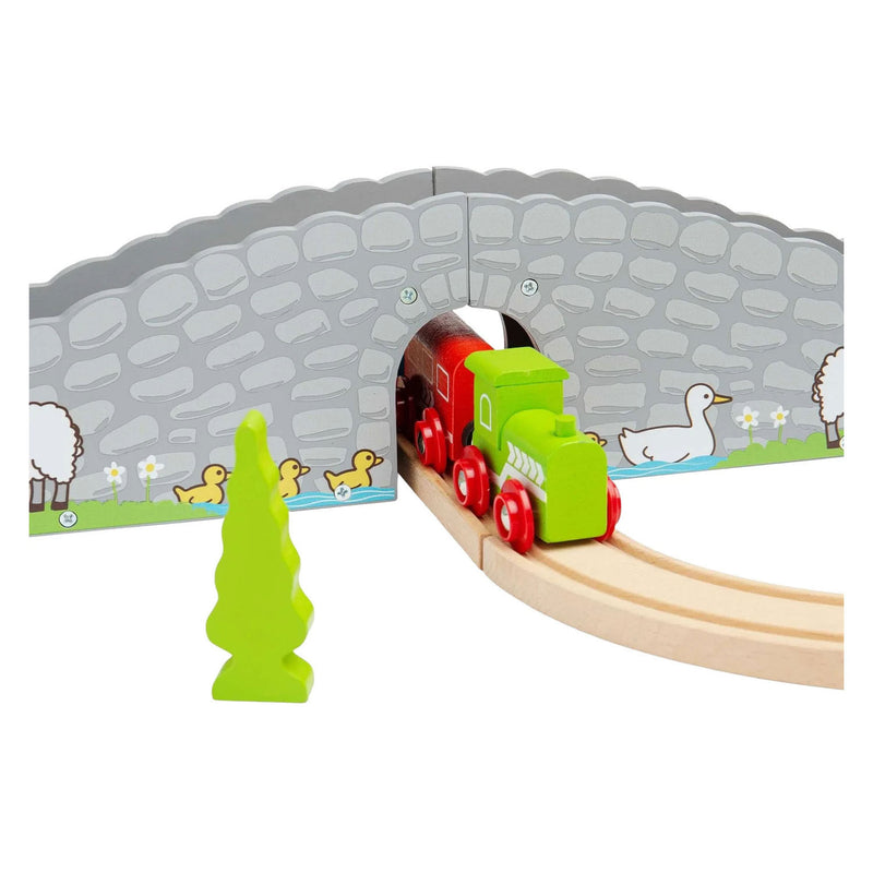 Load image into Gallery viewer, Bigjigs houten rails - boerderijbrug