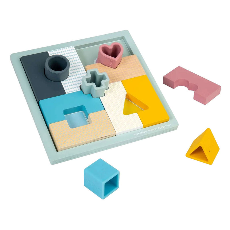 Load image into Gallery viewer, Bigjigs houten mozaiekpuzzel - 14st.