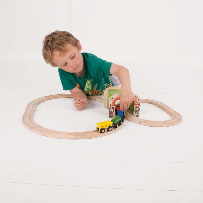 ギャラリービューアに画像をロードする, Bigjigs houten rails - dubbelspoor tunnel