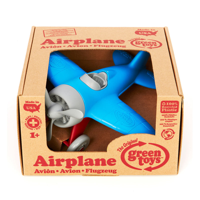 Afbeelding laden in galerijviewer, Green toys vliegtuig - blauw