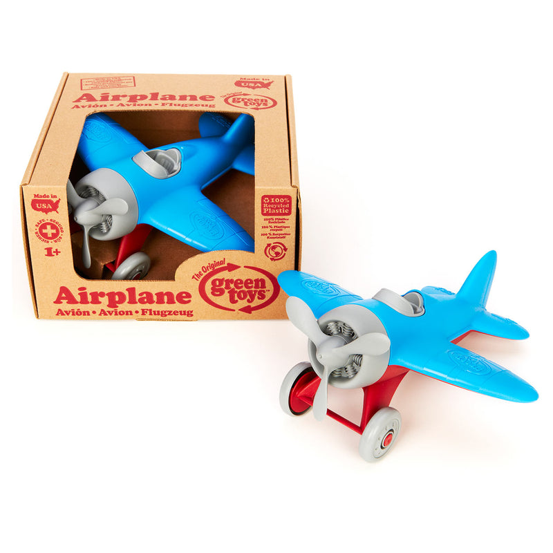 Afbeelding laden in galerijviewer, Green toys vliegtuig - blauw