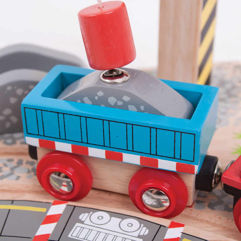ギャラリービューアに画像をロードする, Bigjigs houten rails - gravel kraan