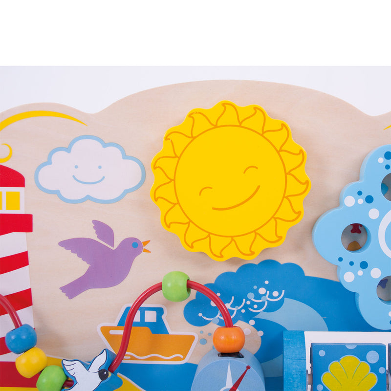 Afbeelding laden in galerijviewer, Bigjigs activity centre marine box speelbord