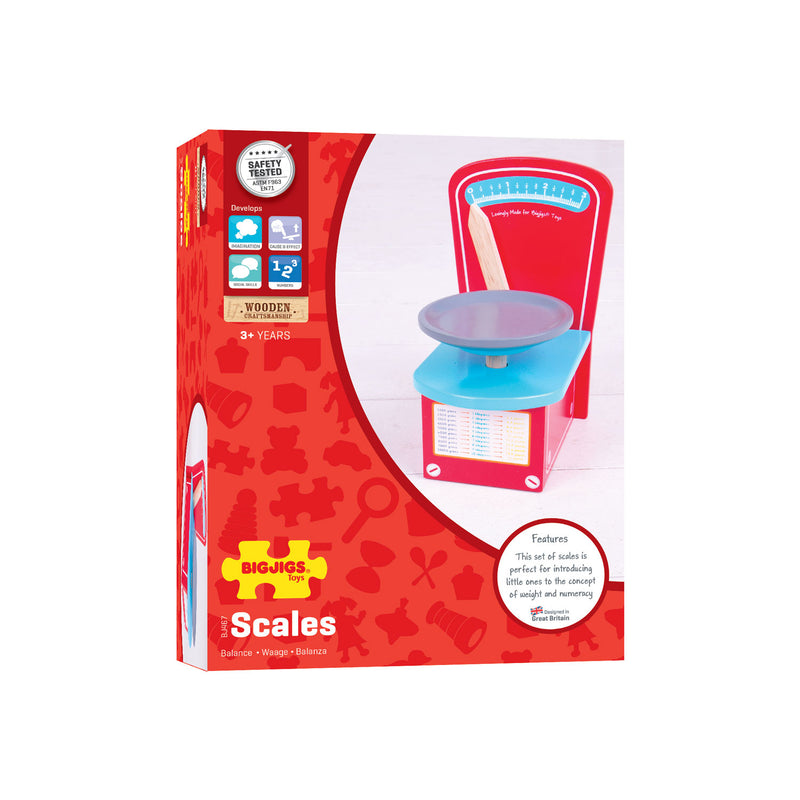 Afbeelding laden in galerijviewer, Bigjigs toys bigjigs houten weegschaal