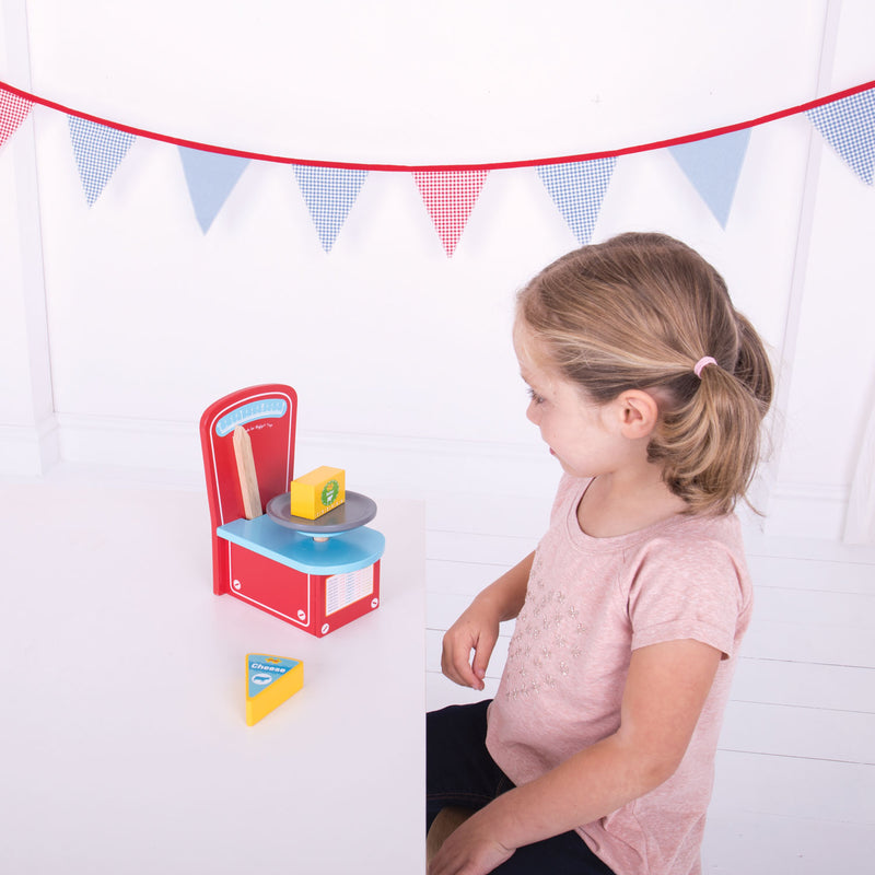 Afbeelding laden in galerijviewer, Bigjigs toys bigjigs houten weegschaal