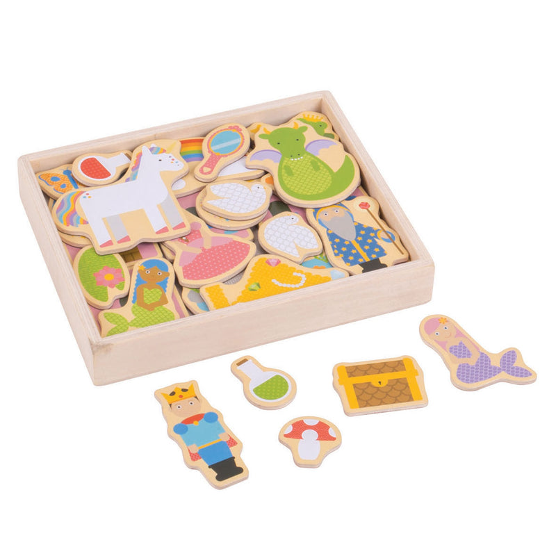 Load image into Gallery viewer, Bigjigs fantasy magneten, 35dlg.