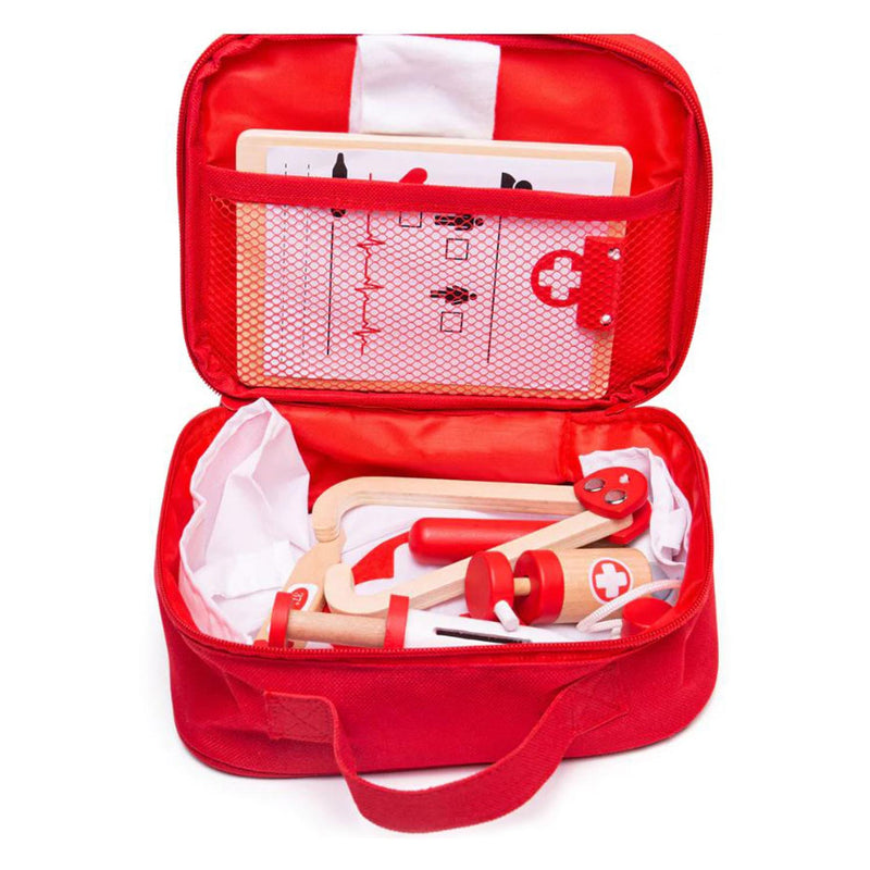 Load image into Gallery viewer, Bigjigs Houten Dokterset