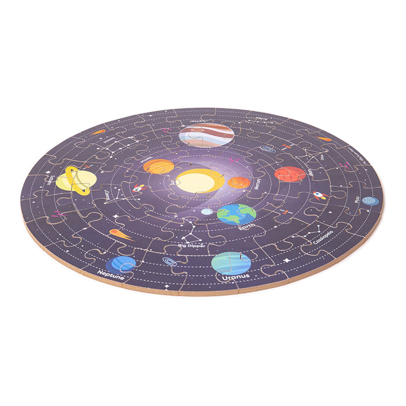Afbeelding laden in galerijviewer, Bigjigs vloerpuzzel zonnestelsel rond, 39cm