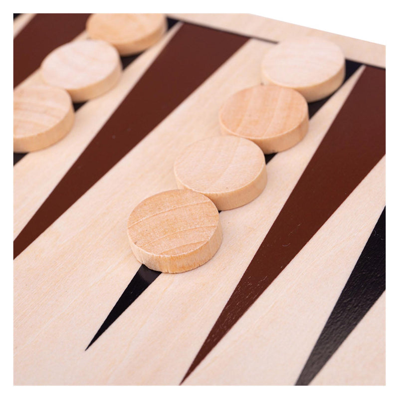 Laden Sie das Bild in Galerie -Viewer, Bigjigs backgammon houten bordspel