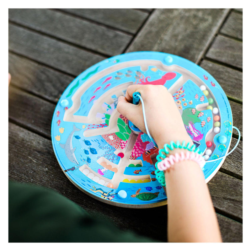 Load image into Gallery viewer, Bigjigs Magnetische Doolhof Spel Onderwaterwereld