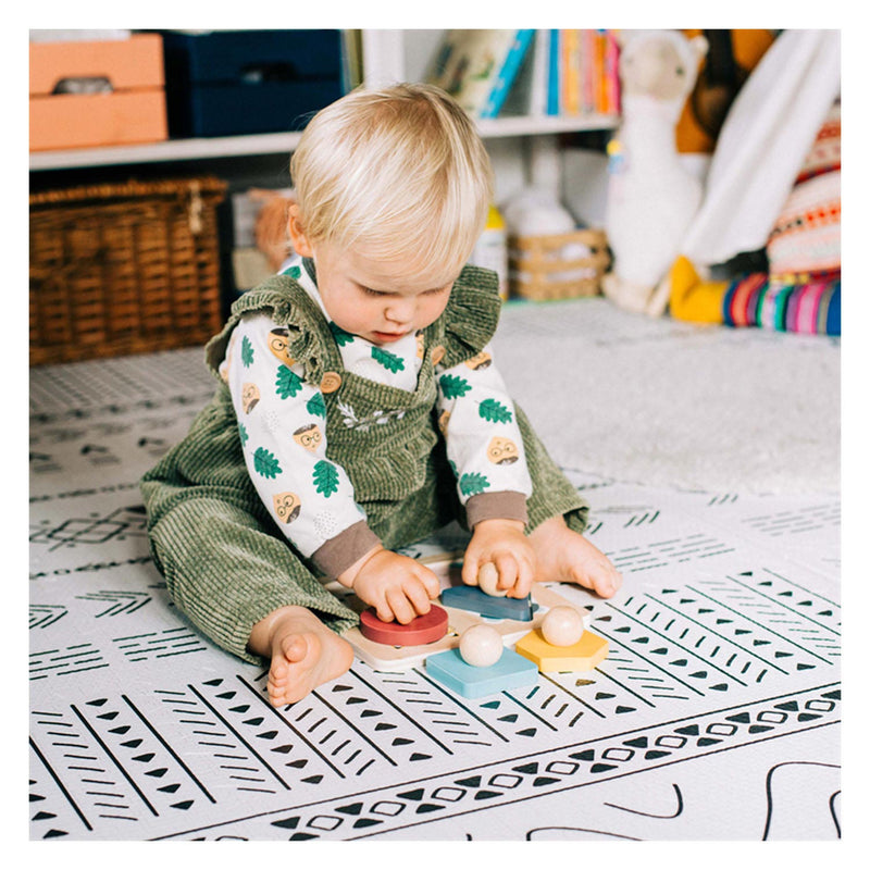 Load image into Gallery viewer, Bigjigs Noppenpuzzel Bosdieren FSC 100%