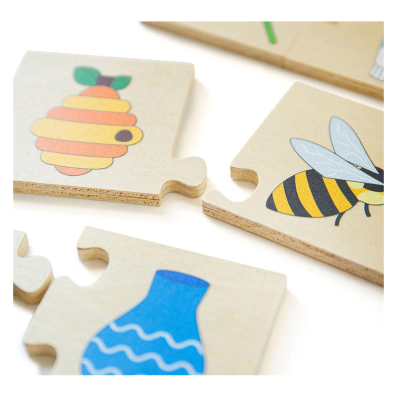 Afbeelding laden in galerijviewer, Bigjigs houten legpuzzel dingen die samengaan, 32st.