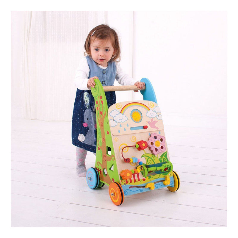 Load image into Gallery viewer, Bigjigs flower activity loopwagen