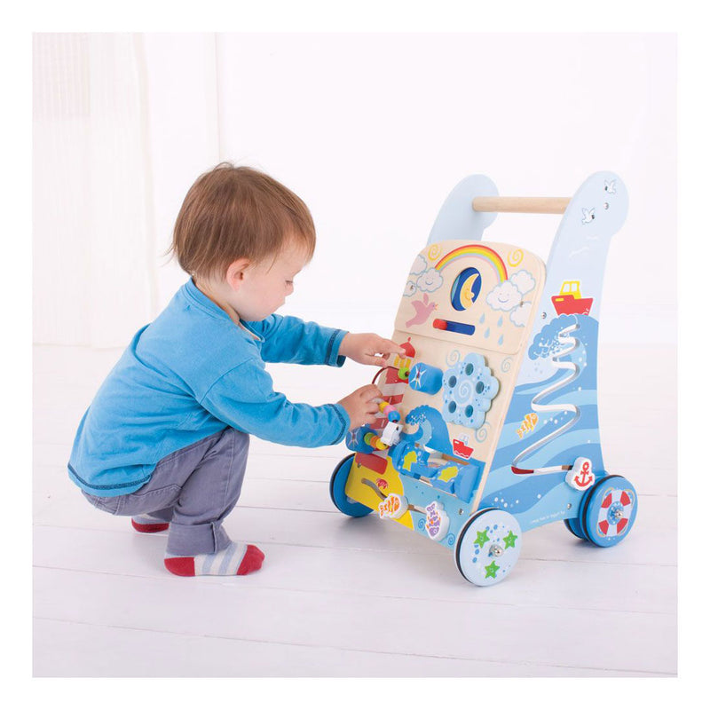 Load image into Gallery viewer, Bigjigs marine activity loopwagen